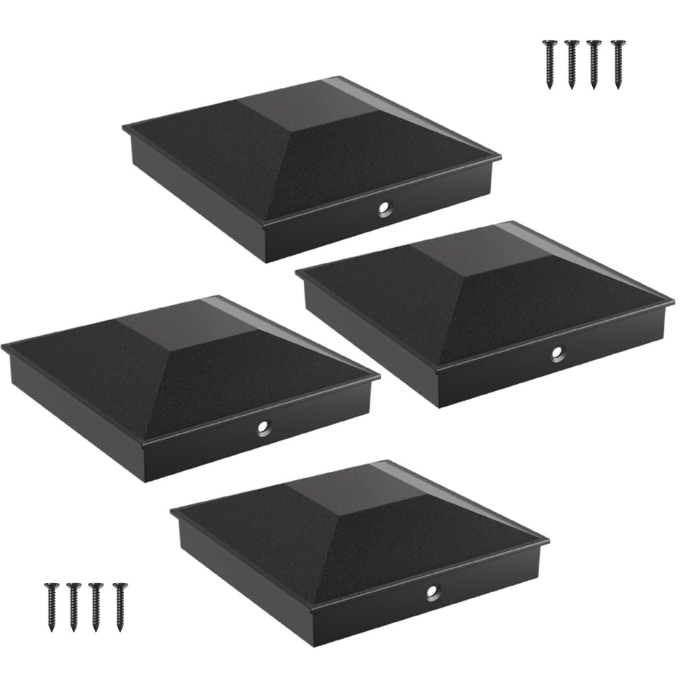 Hillmaster 6x6 post cap pyramid top fits securely on square posts