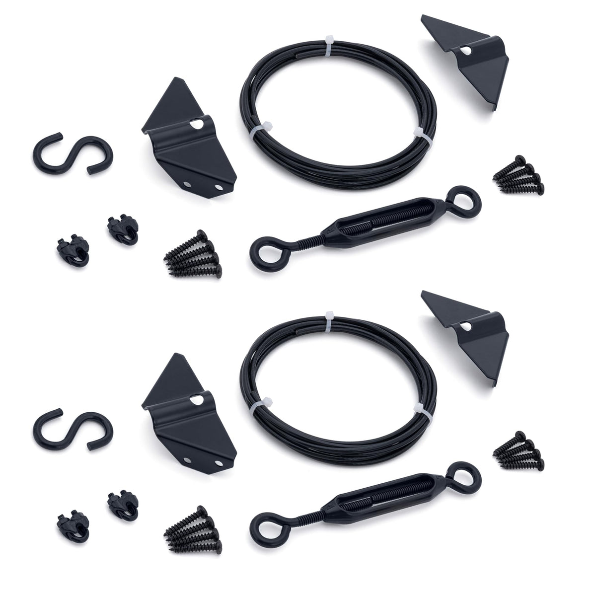 Hillmaster anti sag gate kit cable wire for durable, weather-resistant fence support.