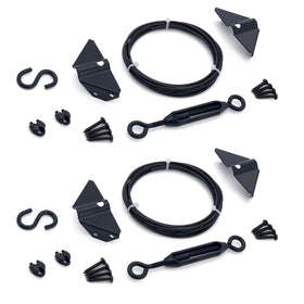 Hillmaster anti sag gate kit cable wire for durable, weather-resistant fence support.
