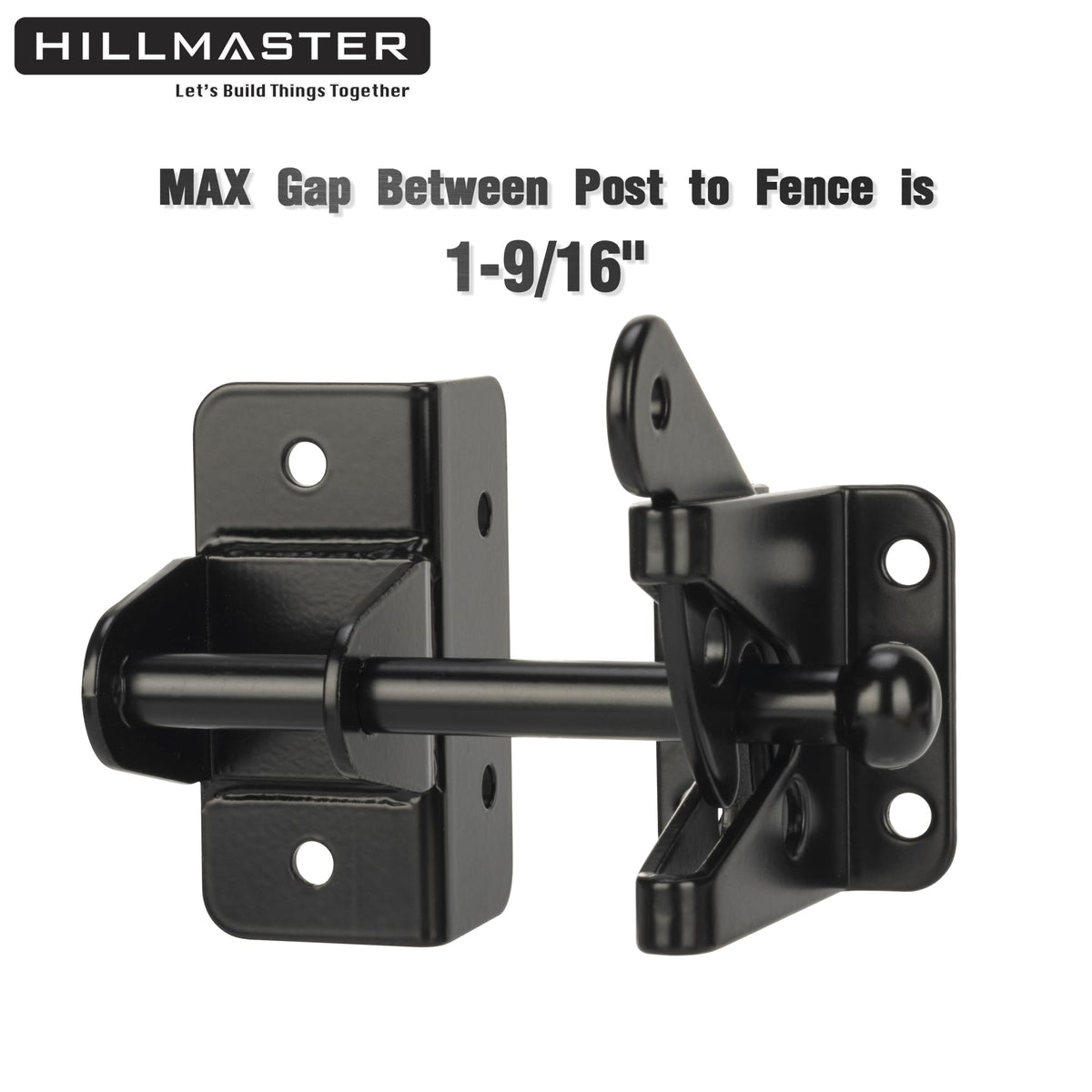 Easy installation latch with screws for left or right mounting