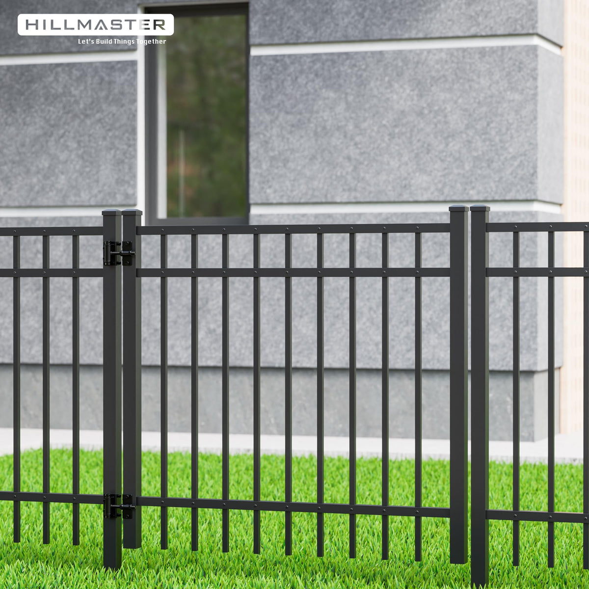 Hillmaster easy-installation hardware kit includes screws and tool for quick setup.