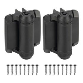 Hillmaster heavy-duty hinge front view for reliable outdoor self-closing gates