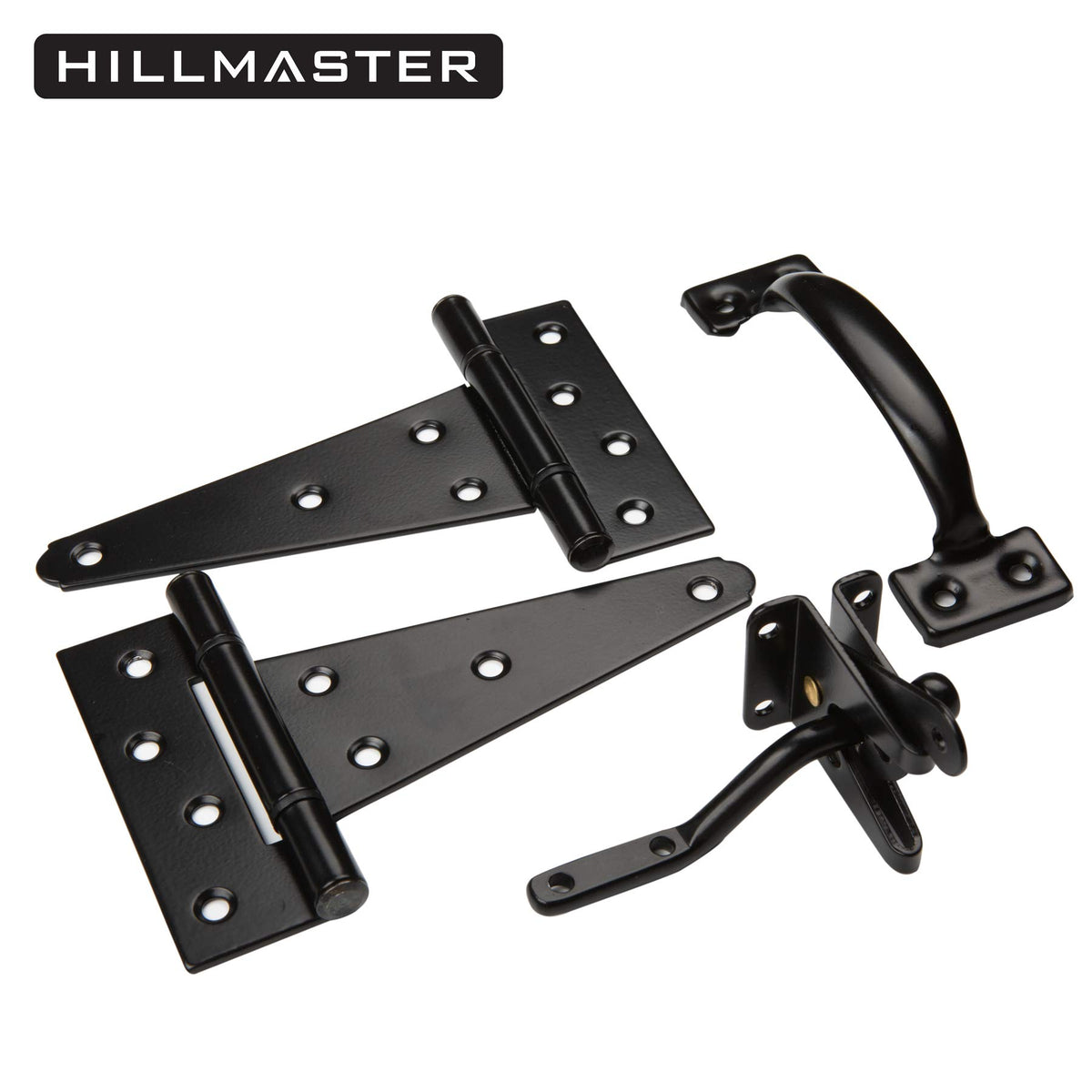 Hillmaster outdoor installation demonstrates versatile use on wood, vinyl, or metal gates.