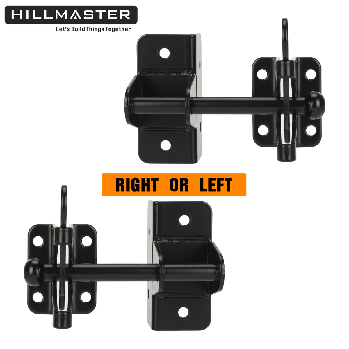 Hillmaster padlockable latch adds extra security for garden doors