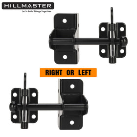 Hillmaster padlockable latch adds extra security for garden doors