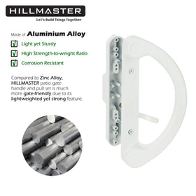 Hillmaster exterior pull demonstrates non-keyed design for quick, convenient access.