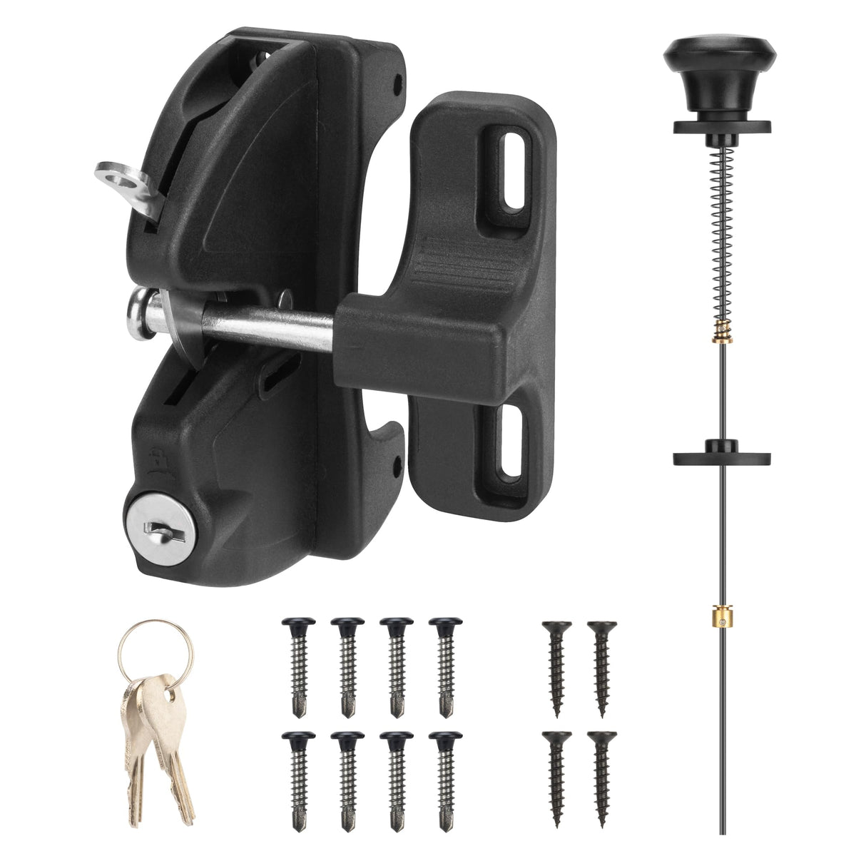 Hillmaster patio and pool gates secured with this versatile latch.