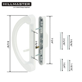 Hillmaster screw pack provides easy installation with multiple screw sizes.