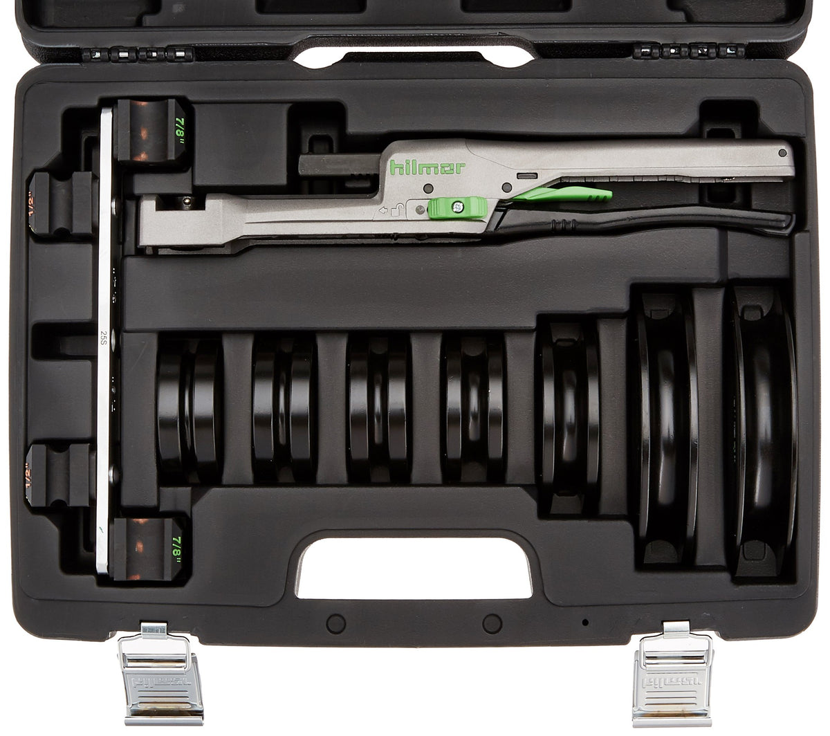 Hilmor 1839032 mandrel set with color coding for easy size ID.