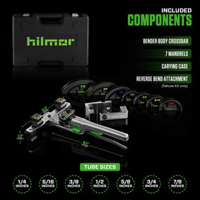 Hilmor mandrel 5/16 inch facilitates consistent bends on small-diameter tubing.