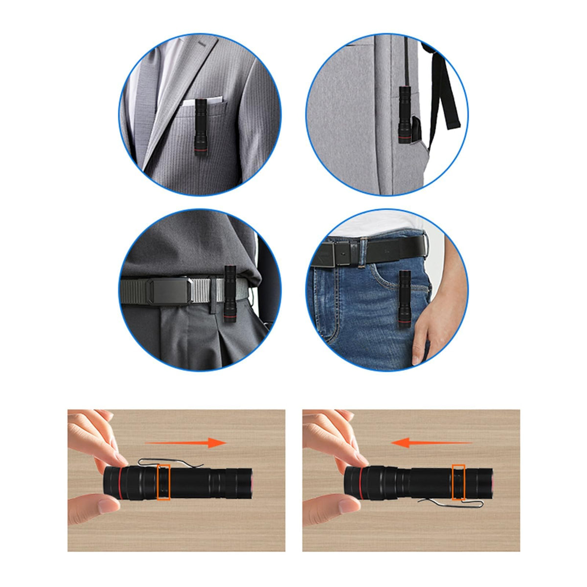 Hilngav AA battery powered light using common batteries for easy replacement.