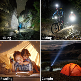 Hilngav aluminum body durable flashlight ideal for outdoor use and everyday carry