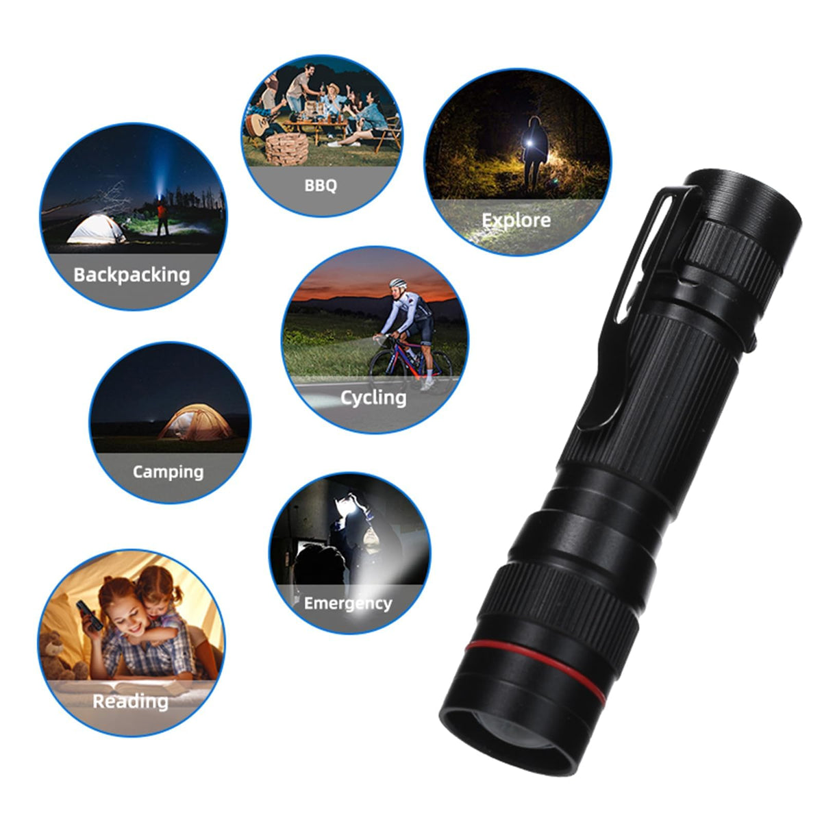 Hilngav emergency camping light suited for vehicles, campsites, and power outages.