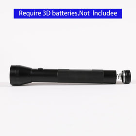 Hilngav outdoor adventure flashlight in hand during night hike