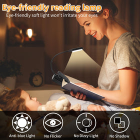 Hilngav eye-friendly light minimizes flicker and shadows for long reading sessions