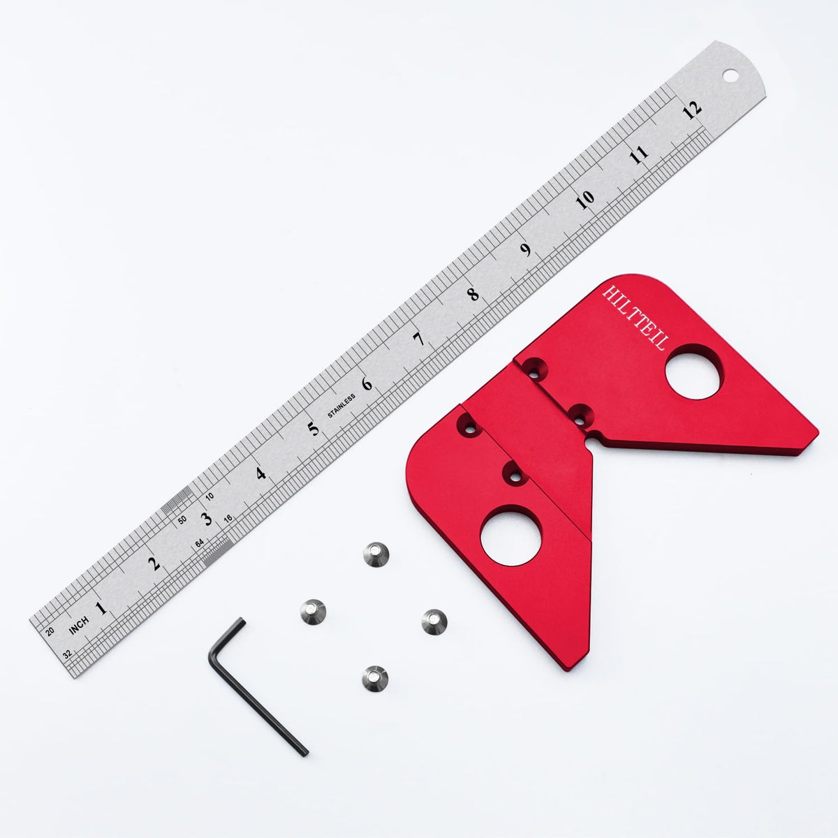HILTTEIL aluminum alloy body ensures durability and smooth operation.