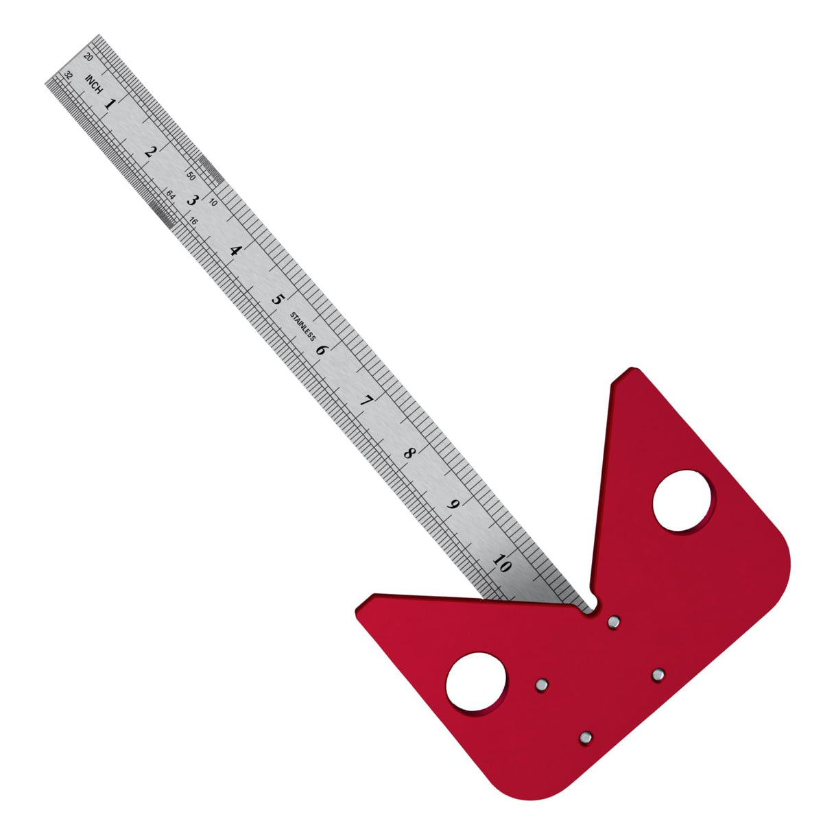 HILTTEIL detachable 12-inch ruler for versatile measurement and alignment.