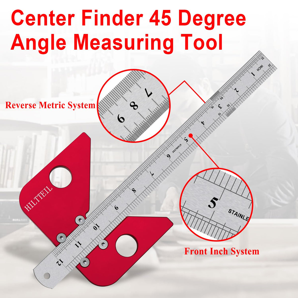 HILTTEIL right angle marking tool helps draw vertical and parallel lines.