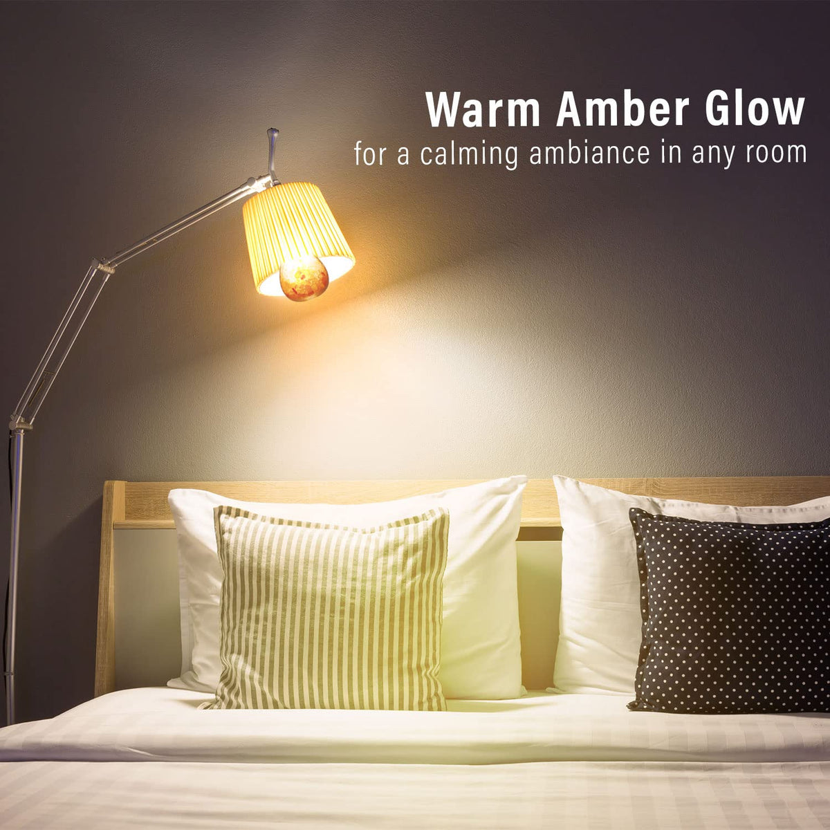 Himalayan Glow close-up reveals natural salt crystals and warm glow.