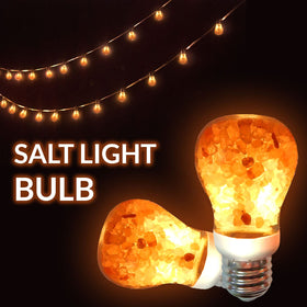 Himalayan Glow pink salt crystal inside creates an LED ambiance close-up.