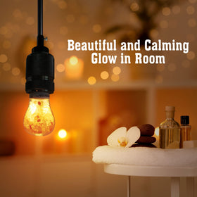 Himalayan Glow soft pink halo enhances room mood without glare.