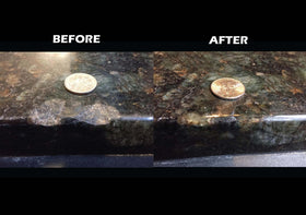 HIMG color-matching capability helps blend repairs on marble and quartz.