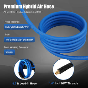 Himimi anti-snag rollers reduce hose wear during retraction.