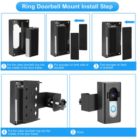 Himtop black finish blends with doors for subtle security