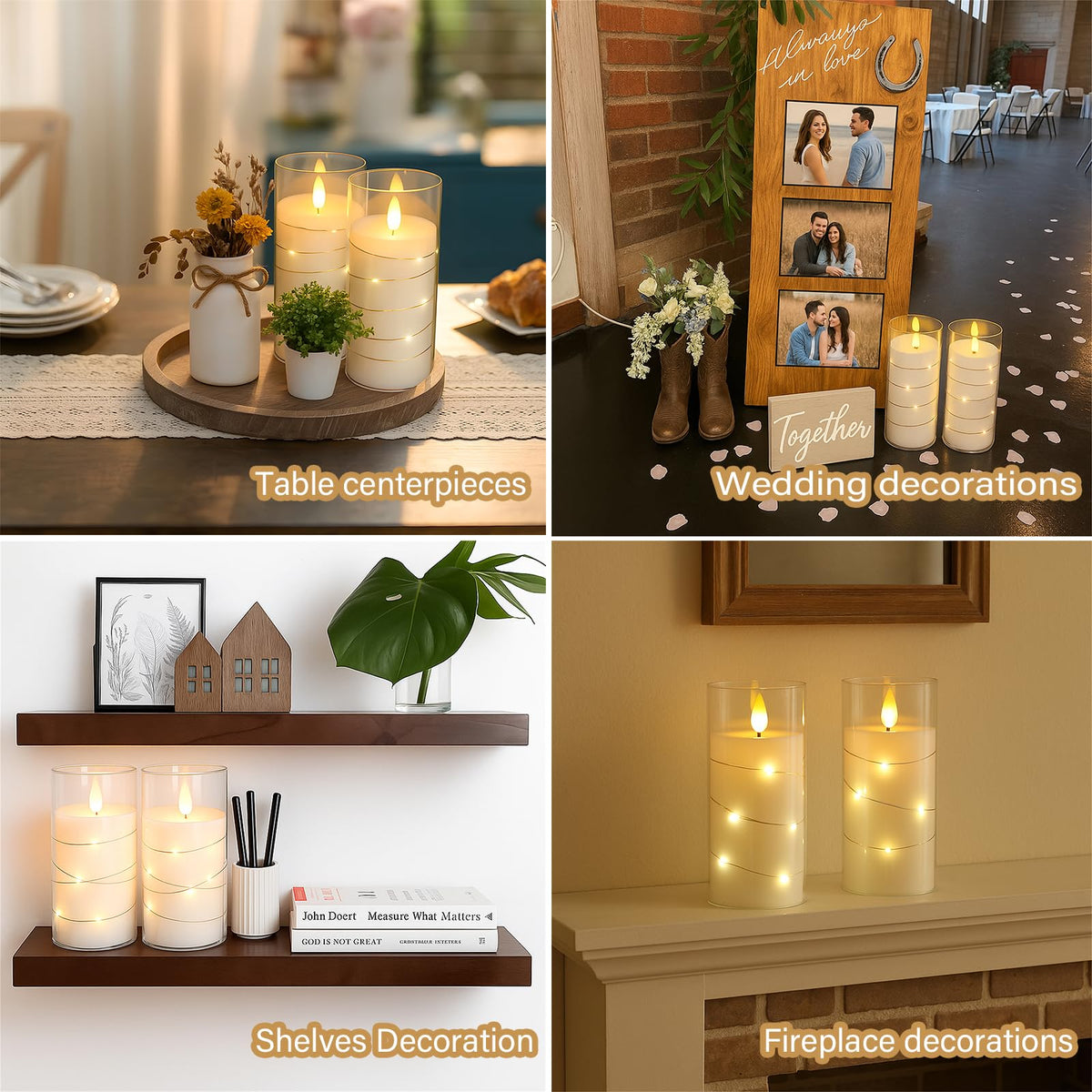 Hinabichan flameless candles reduce flame risks while adding cozy decor
