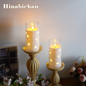 Hinabichan 3x6 inch candles fit fireplaces, desks, and nightstands beautifully