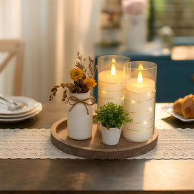 Hinabichan 6-pack LED candles with remote timer offer easy mood control