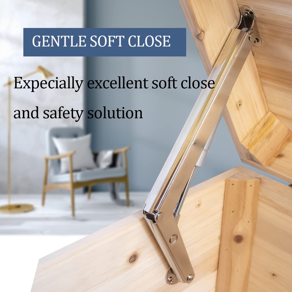 Hingex easy-install hinge fits left, right, top, or side mounting