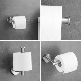 Hinmood satin stainless finish resists rust and keeps shine.