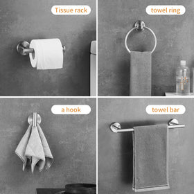 Hinmood towel hook ready to grab towels quickly.