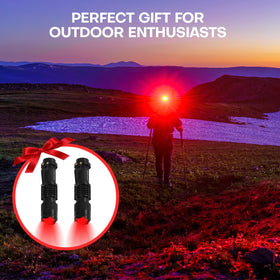 HinsGEAR emergency-ready red torch, portable and reliable