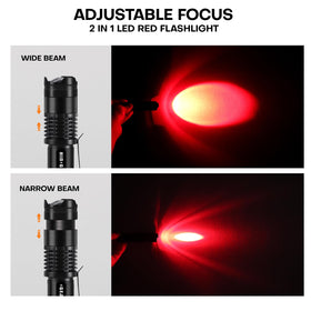 HinsGEAR red light flashlight suitable for astronomy and night observation