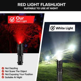 HinsGEAR versatile flashlight for aviation, hiking, and camping at night