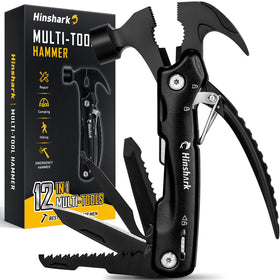 Hinshark 12-in-1 hammer multitool compact in view for DIY tasks
