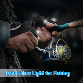 Hinshark flashlight gloves provide on-finger light for DIY tasks.
