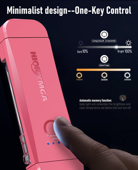 HIONXMGA amber color setting offers warm glow for cozy nighttime pages