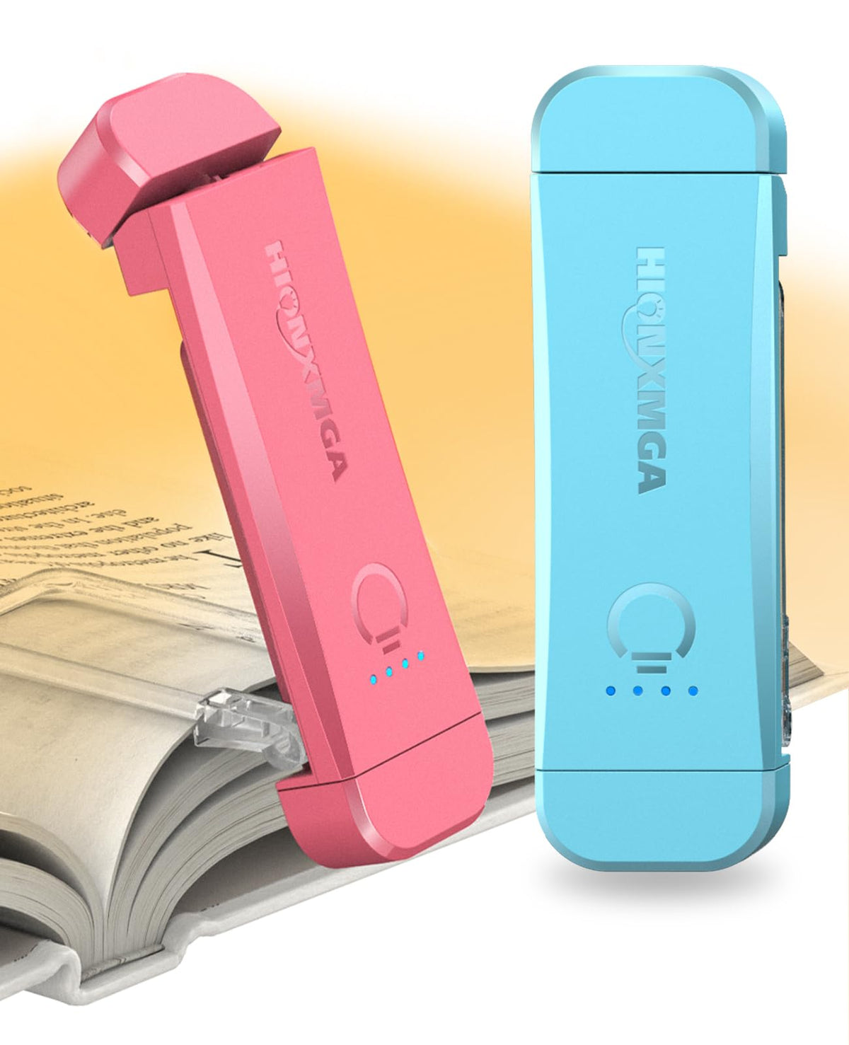 HIONXMGA book reading light clip-on provides focused bedside illumination for reading