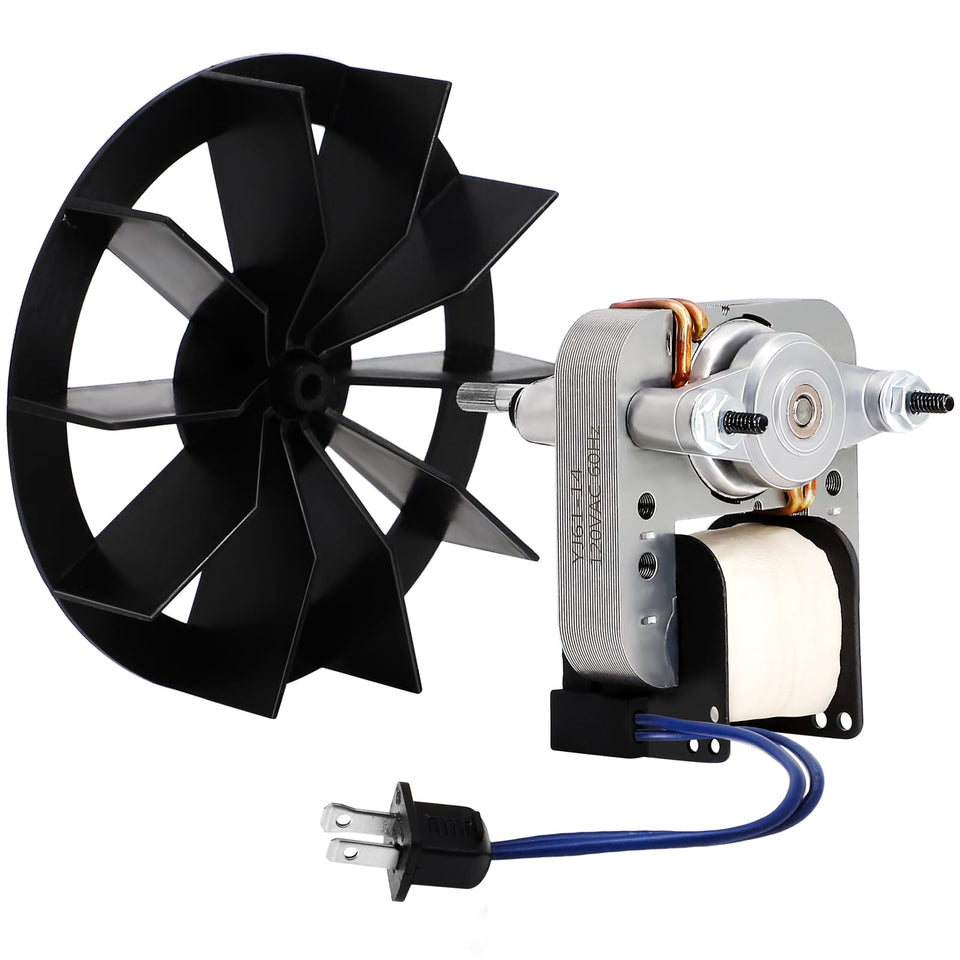 Hiorucet BP27 motor exterior view for compatible Broan Nutone fans.