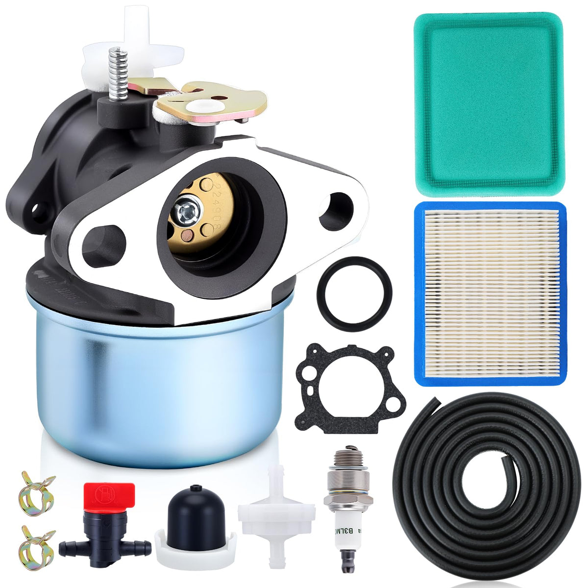 Hipa 499059 carburetor front view shows versatile replacement for compatible engines
