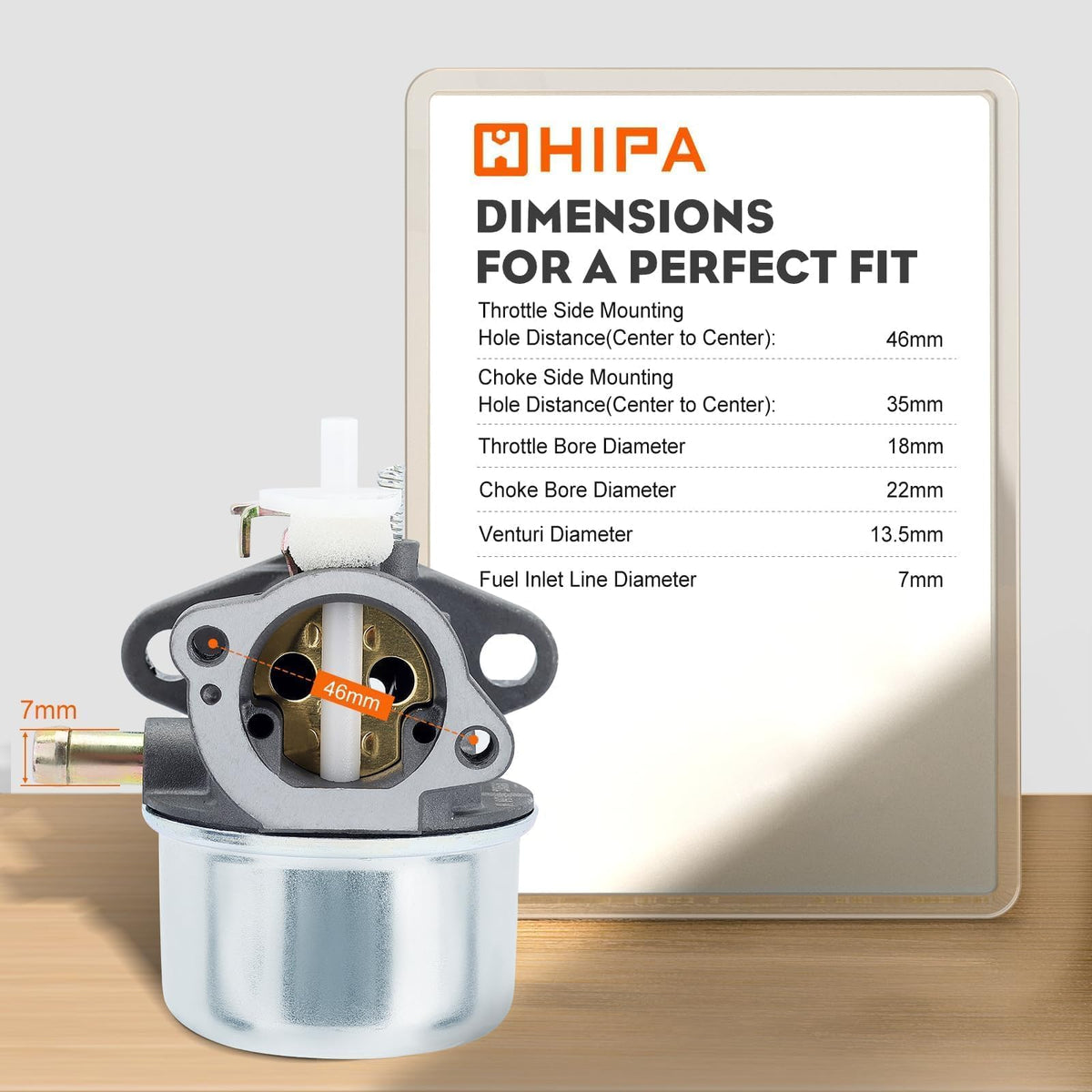 Hipa 499059 ready-to-run carburetor ships tuned for installation