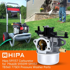 Hipa 591137 air filter included for clean air intake and durability