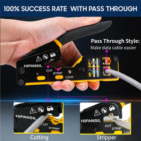 HIPANSIL cable stripper and cutter speeds up cable prep