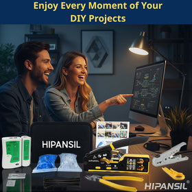 HIPANSIL cable ties 100 pcs help tidy and secure installed cables