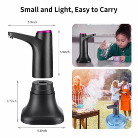 HiPiCok travel-ready water pump suitable for kitchen, office, and outdoors
