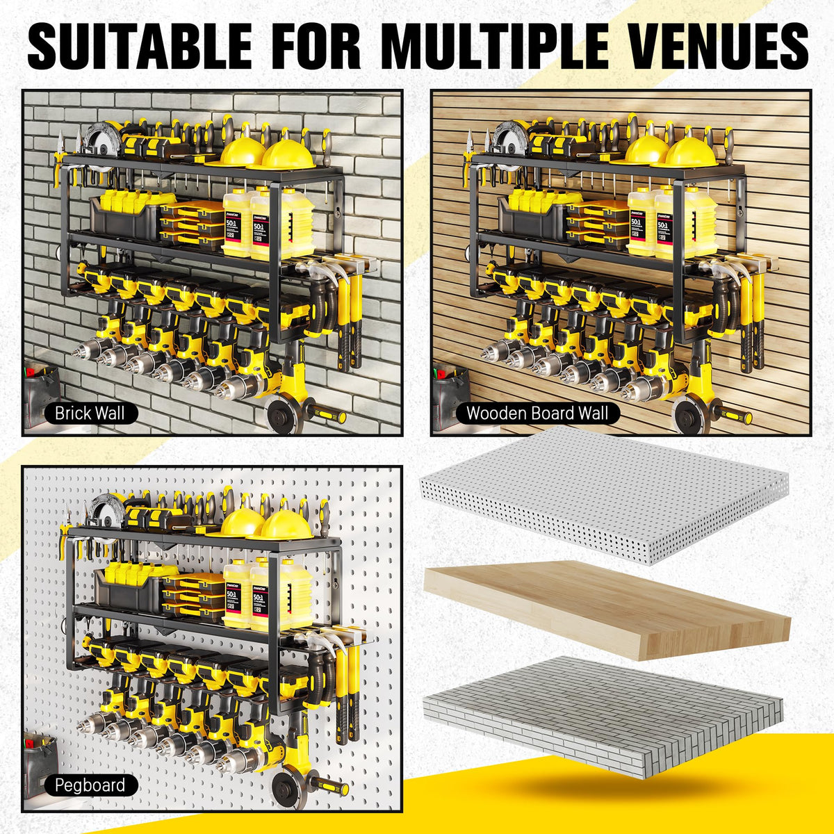Hipidian 3-tier organization system reduces clutter in your workspace