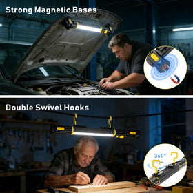 Hipplan Magnetic Work Light IP65 protection supports reliable use in moisture and dust.